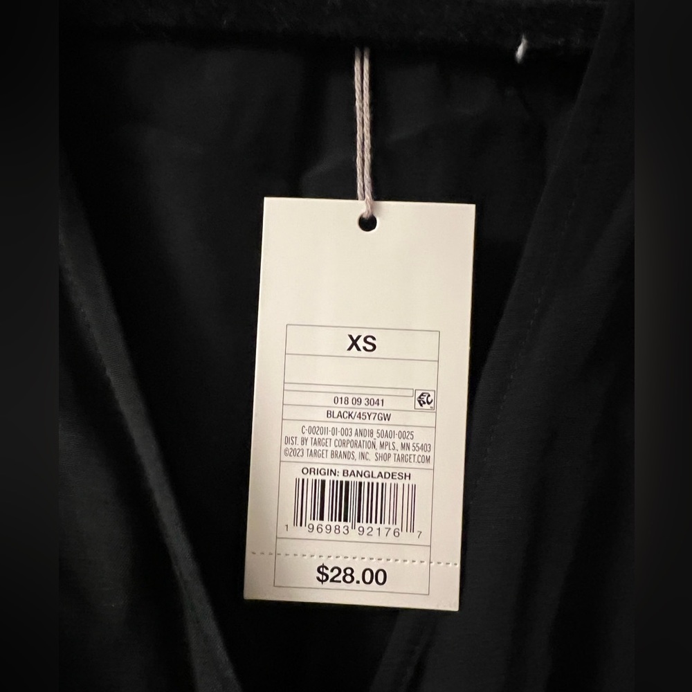 NWT Puff short sleeve mini wrap dress